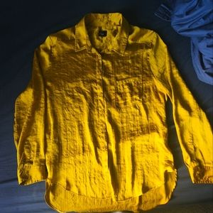 Free people shimmer button down size XL